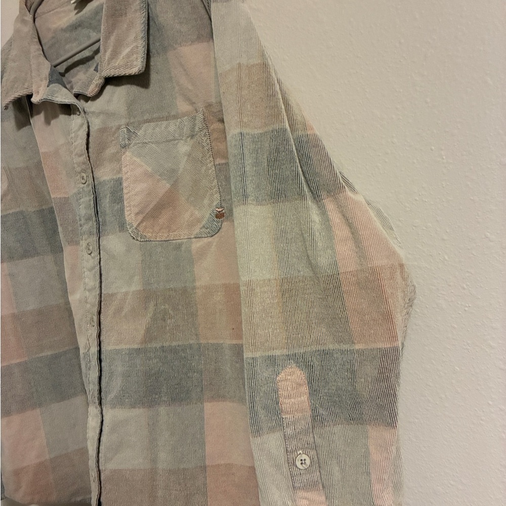 Women’s  corduroy long sleeve shirt. Jetty brand xl.